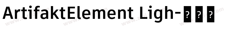 ArtifaktElement Ligh字体转换 ArtifaktElement Ligh字体转换